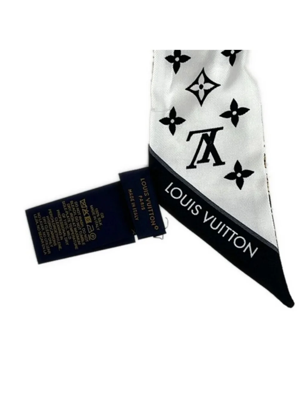 Louis Vuitton Scarf Bandeau BB Let's Go Noir Ribbon